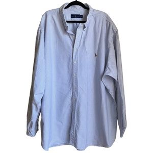 Polo by Ralph Lauren Button Down LS Dress Shirt 4XLT